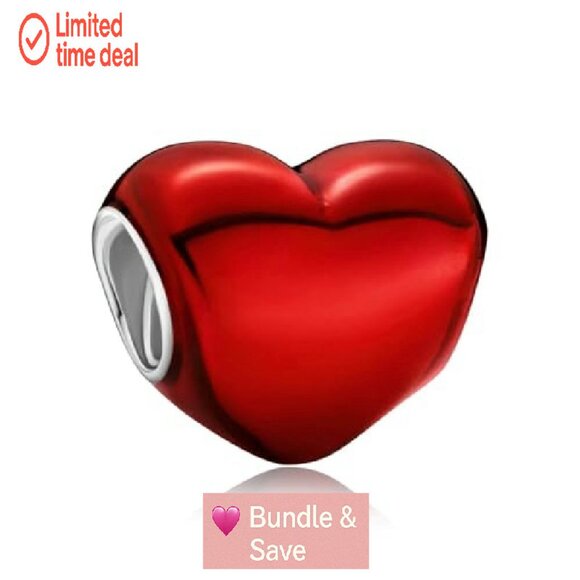 10 Silver Charms Set for Bracelets & Necklaces, Hypoallergenic Alloy Steel - Picture 7 of 8